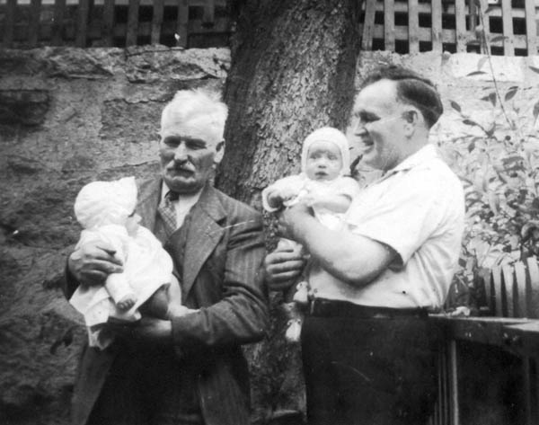 309: "Fadie has Sheila and Pop has Joey". Denis McCarthy, his son Tom, Tom's daughter Sheila and  Tom's grandson Joey Murphy. (1943).  - Denis son of James McCarthy &amp;amp; Sarah Connor, married Sarah Withers